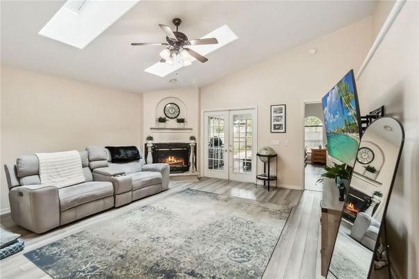 Fireplace, Interior, Living room, Wood Texture Flooring
