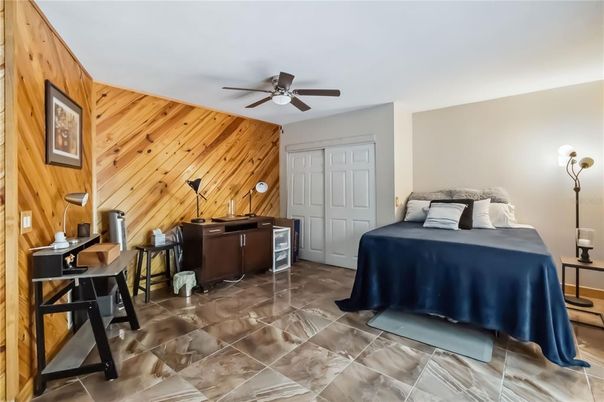 Bedroom, Interior, Wooden Walls