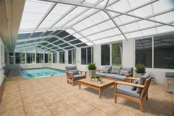 Glass Ceilings, Interior, Pool, Sun Room