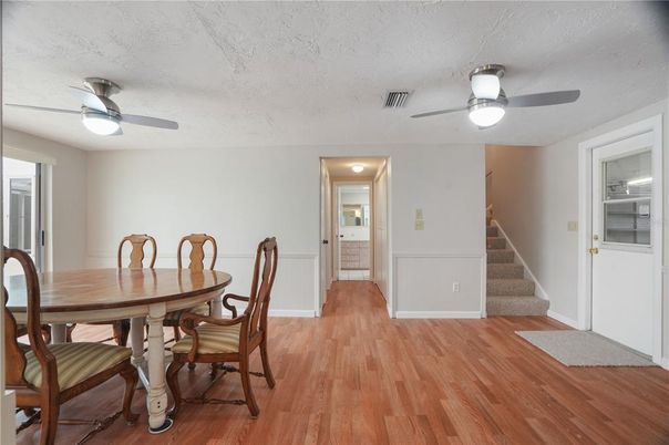 Dining room, Interior, Wood Texture Flooring
