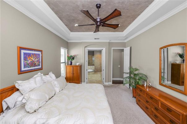 Bedroom, Interior, Recessed Lighting