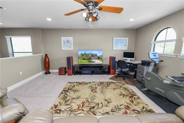 Home Office, Interior, Recessed Lighting