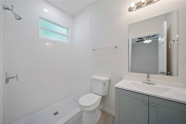 Bathroom, Interior, Recessed Lighting