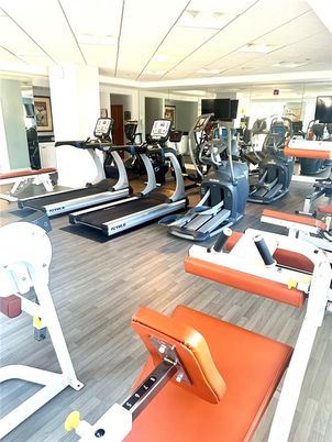 Fitness Equipment, Gym, Interior, Wood Texture Flooring