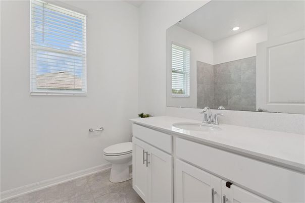 Bathroom, Interior, Recessed Lighting