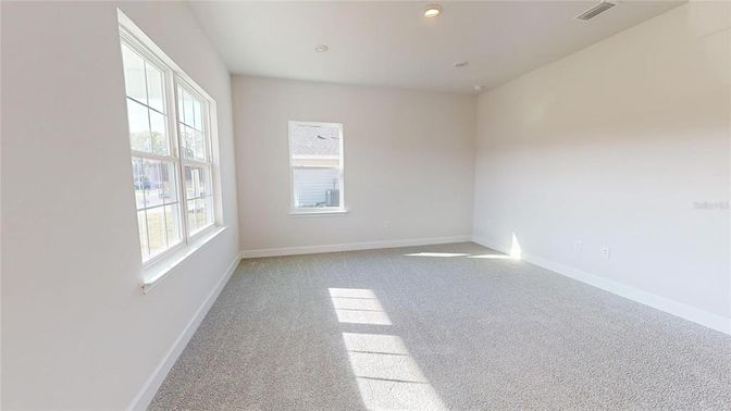 Empty room, Interior, Recessed Lighting