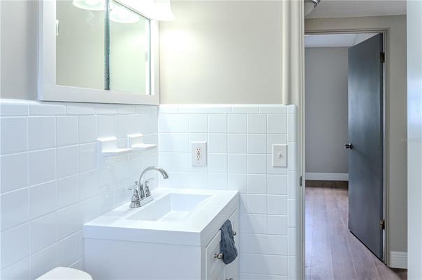 Bathroom, Interior, Wood Texture Flooring