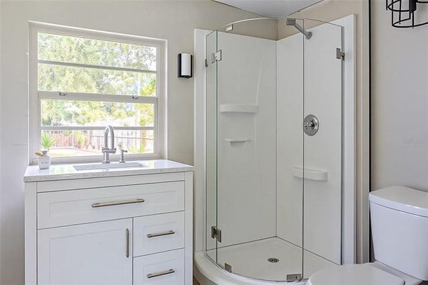 Bathroom, Glass Shower, Interior
