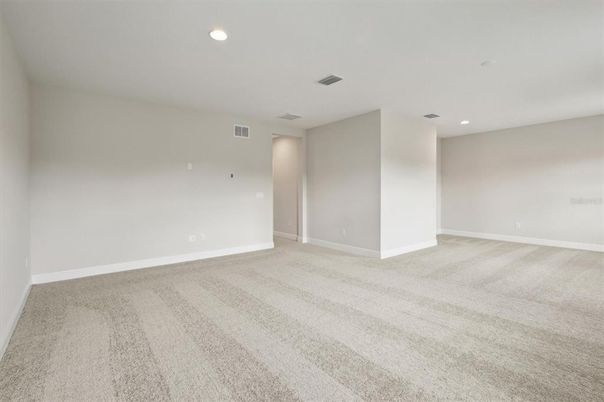 Empty room, Interior, Recessed Lighting