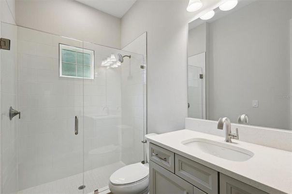 Bathroom, Glass Shower, Interior