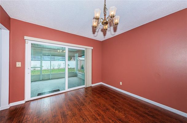 Chandelier, Empty room, Interior, Wood Texture Flooring