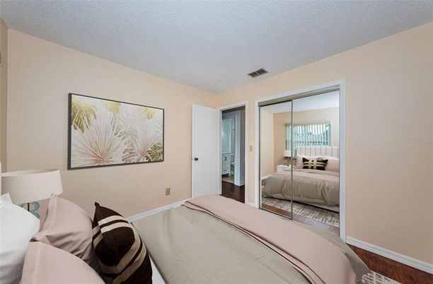 Bedroom, Interior, Wood Texture Flooring