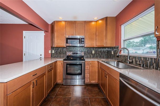 Interior, Kitchen, Recessed Lighting, Stainless Steel Appliances