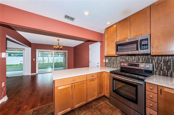 Chandelier, Interior, Kitchen, Recessed Lighting