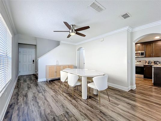 Dining room, Interior, Kitchen, Wood Texture Flooring