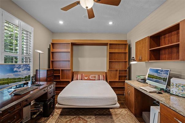 Home Office, Interior, Recessed Lighting