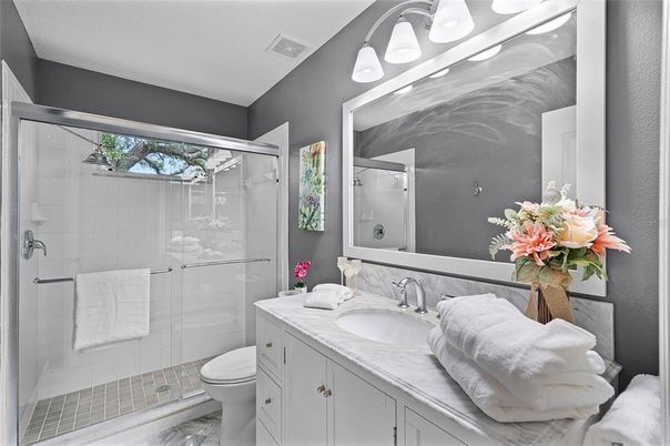Bathroom, Glass Shower, Interior