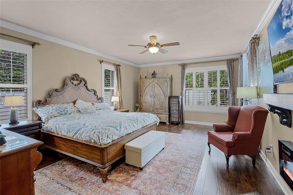 Bedroom, Interior, Wood Texture Flooring