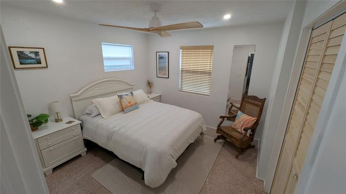 Bedroom, Interior, Recessed Lighting