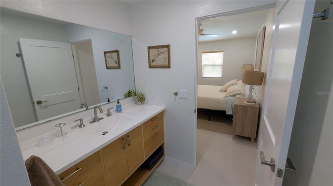 Bathroom, Bedroom, Dual Sink Vanities, Interior, Recessed Lighting