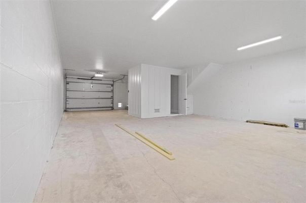 Garage, Interior, Recessed Lighting