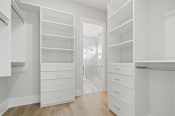 Interior, Marble, Marble Walls, Walk-in Closets, Wood Texture Flooring