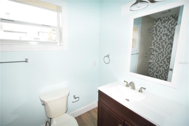 Bathroom, Interior, Wood Texture Flooring