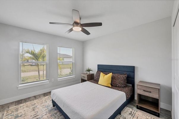 Bedroom, Interior, Wood Texture Flooring