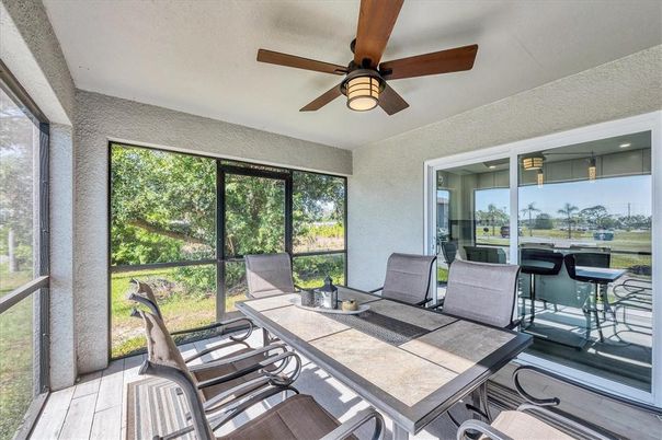 Dining room, Interior, Sun Room, Wood Texture Flooring