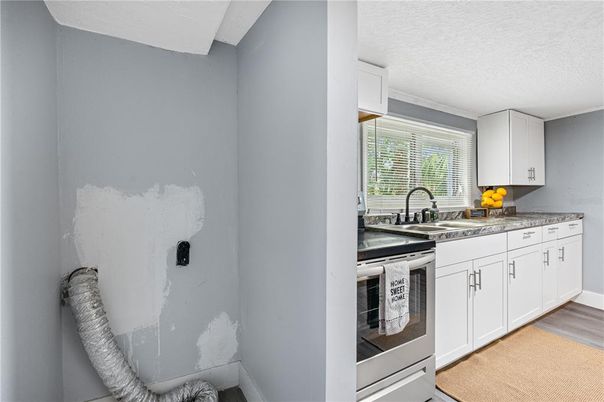 Interior, Kitchen, Wood Texture Flooring