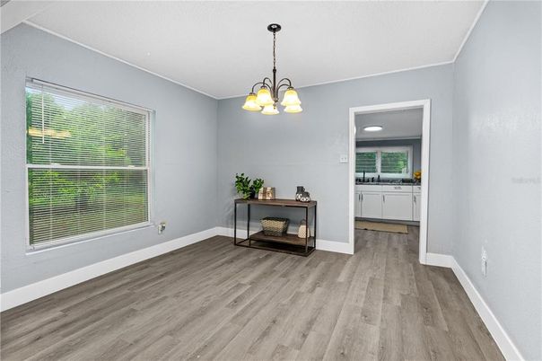 Chandelier, Empty room, Interior, Wood Texture Flooring