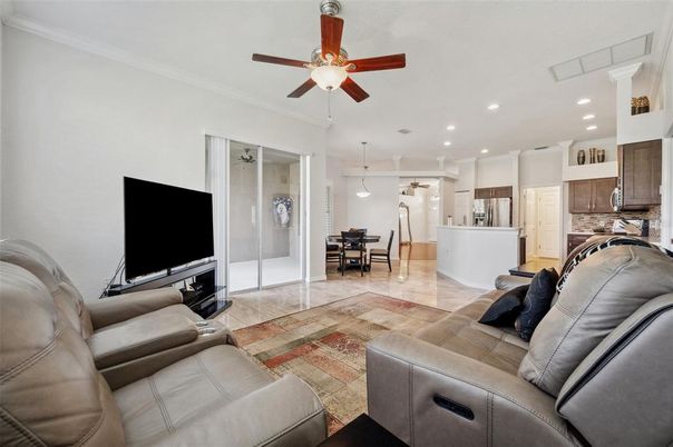 Dining room, Interior, Kitchen, Living room, Pendant Lights, Recessed Lighting