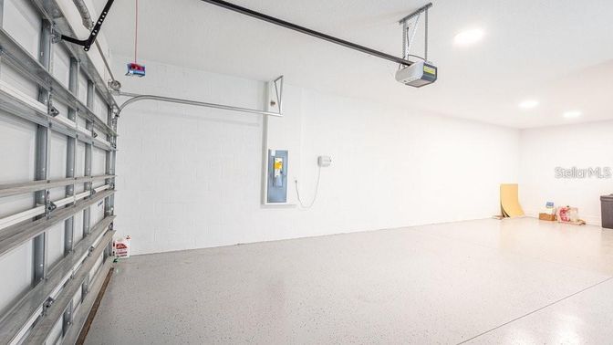 Garage, Interior, Recessed Lighting
