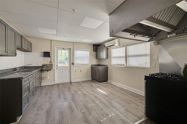 Interior, Kitchen, Wood Texture Flooring