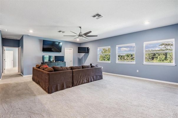 Interior, Living room, Recessed Lighting