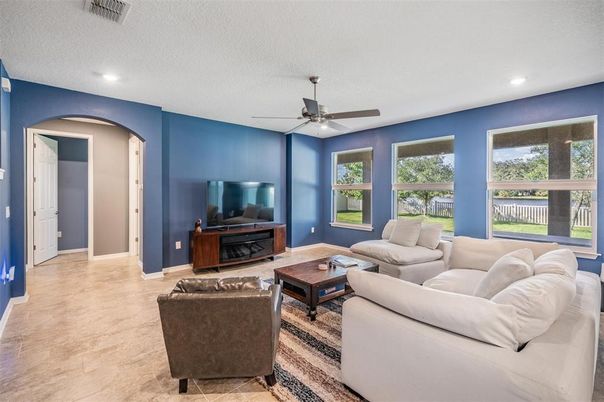 Interior, Living room, Recessed Lighting