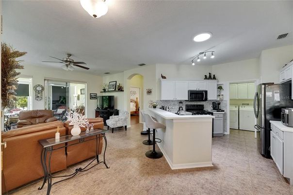 Interior, Kitchen, Living room
