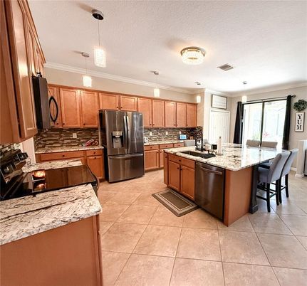 Interior, Kitchen, Pendant Lights, Stainless Steel Appliances
