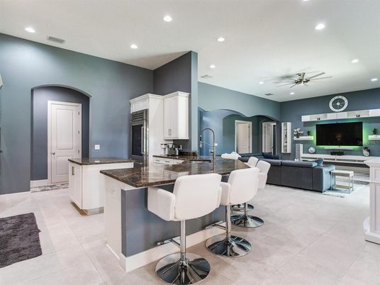 Interior, Kitchen, Living room, Recessed Lighting