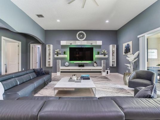 Fireplace, Interior, Living room, Recessed Lighting