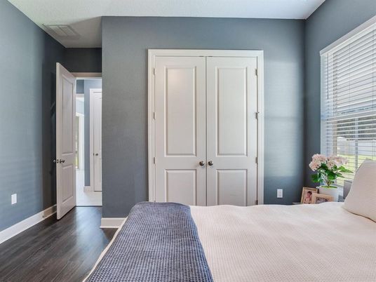 Bedroom, Interior, Wood Texture Flooring