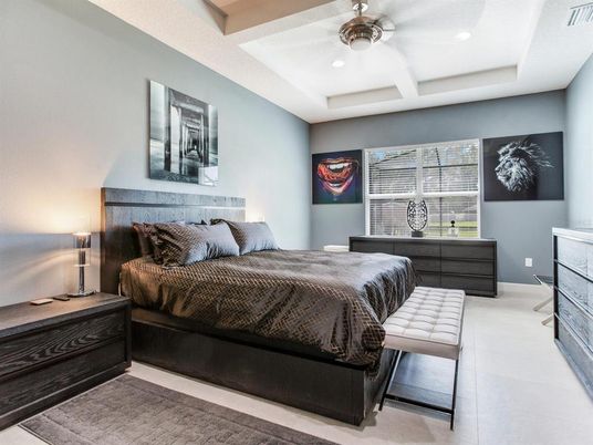 Bedroom, Interior, Recessed Lighting