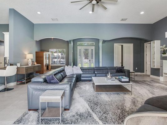 Interior, Living room, Recessed Lighting