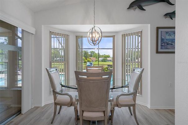 Chandelier, Dining room, Interior, Pendant Lights, Wood Texture Flooring