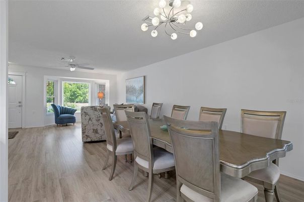 Dining room, Interior, Wood Texture Flooring