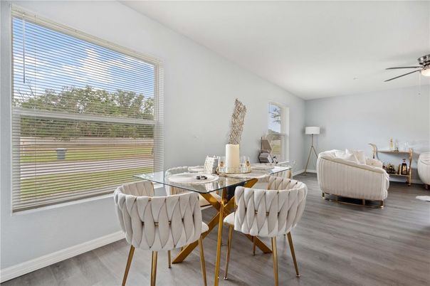 Dining room, Interior, Wood Texture Flooring