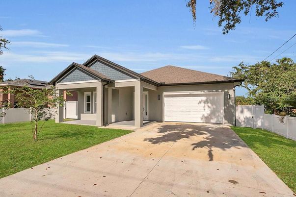 Attached, Backyard, Exterior, Facade, Ranch