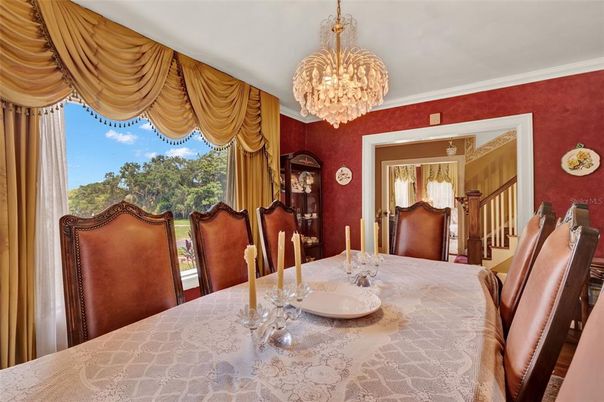 Chandelier, Dining room, Interior