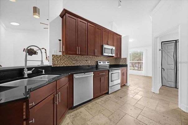 Interior, Kitchen, Recessed Lighting, Stainless Steel Appliances