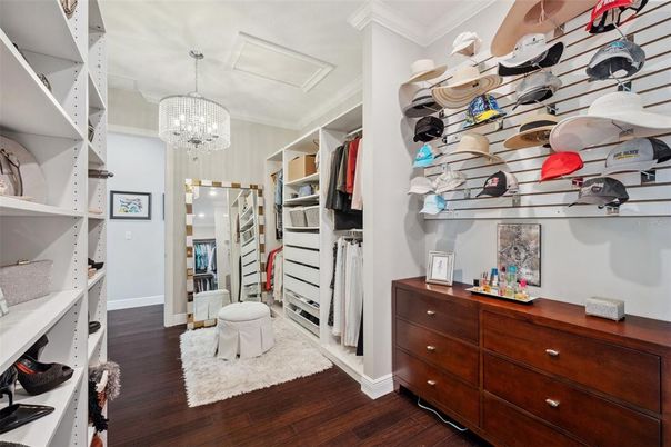Chandelier, Interior, Pendant Lights, Walk-in Closets, Wood Texture Flooring